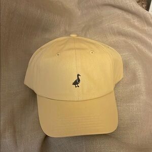 Yellow Baseball Cap with Goose Logo